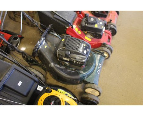 A Hayter Double 3 rotary lawnmower with Briggs &amp; Stratton I/C engine