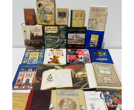 Old toys: Interesting lot of various books on toys, fairgrounds, the post office, steam engines, trains, etc.La Locomation da