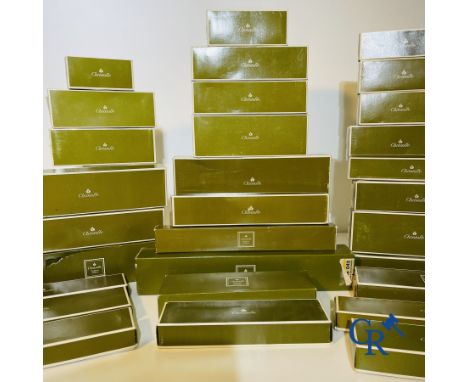 Christofle. 163-piece silver-plated cutlery Christofle France model Cluny in the original unopened packaging.- Cuillère de ta