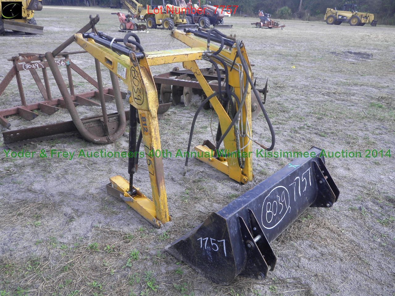 Cub Cadet 812 Front Loader Attachment.