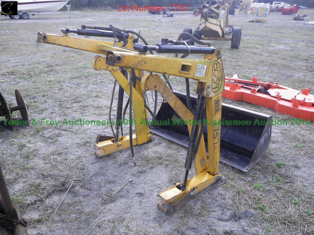 Cub Cadet 812 Front Loader Attachment.