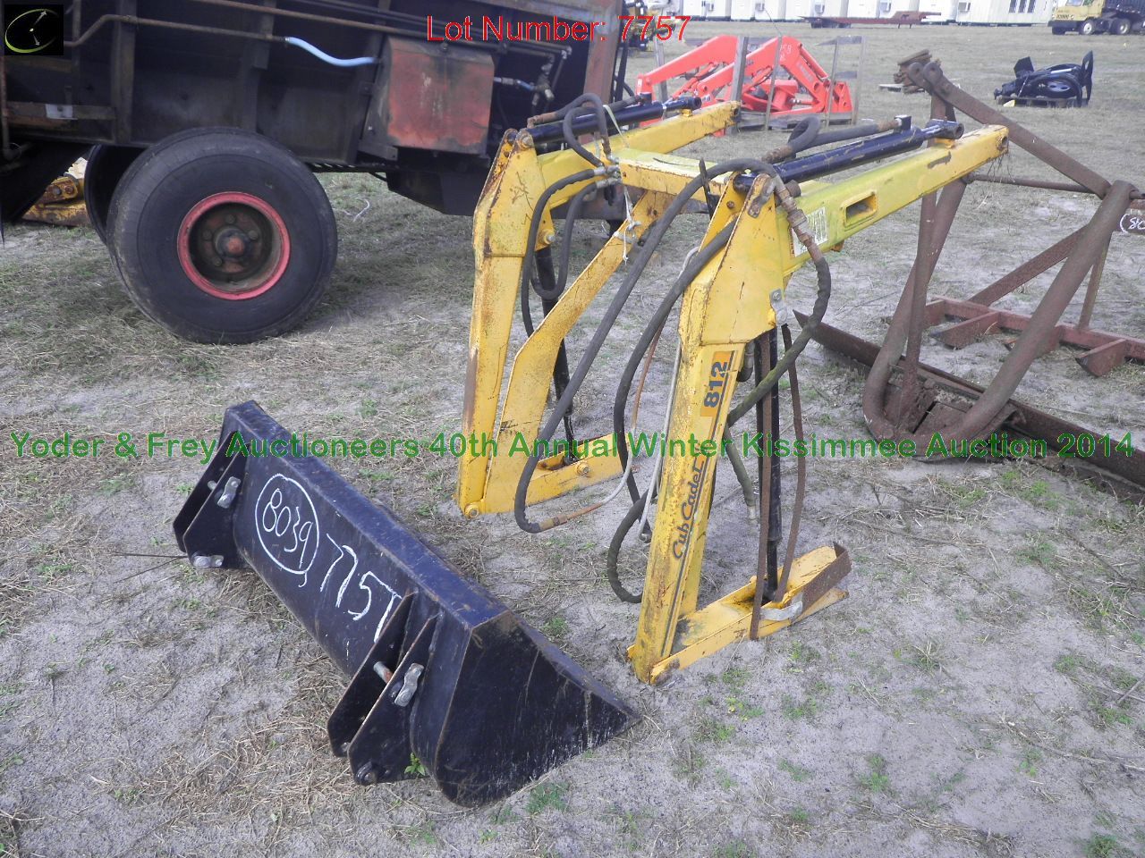 Cub Cadet 812 Front Loader Attachment.