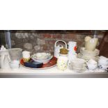 A quantity of Midwinter "Magic Moments" pattern plates, a Poole charger and other china