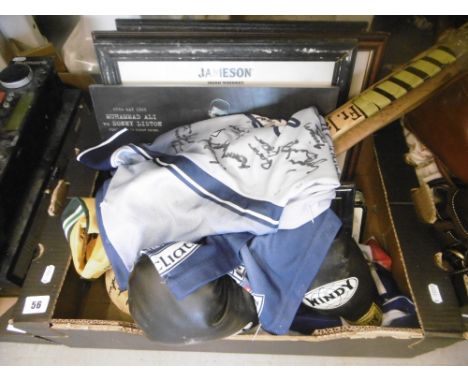 QTY OF SPORTING MEMORABILIA ETC.