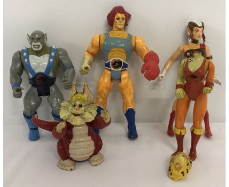 5 x original 1980's LJN Toys, Telepix, Thundercats action figures. Comprising: Lion-O (complete with Sword of Omens &amp; Cla