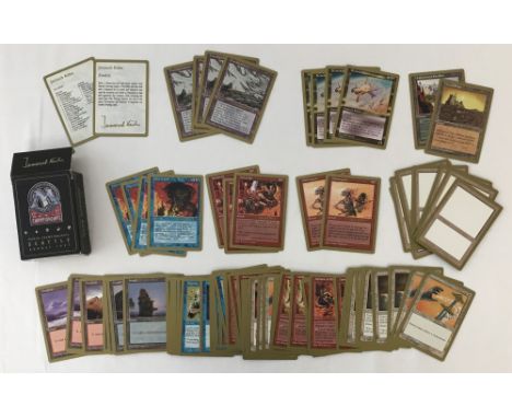 Janosch Kuhn (Finalist) Magic the Gathering Deck from Seattle August 1997 World Championship.. Boxed complete 75 card deck al
