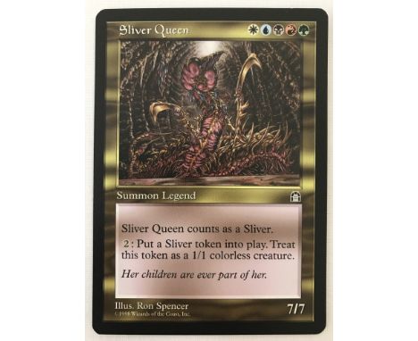 "Sliver Queen" Magic the Gathering Trading Card - Stronghold Set. 1998 MtG.