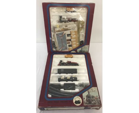 2 boxed 1980's Dapol Bachmann GMR model railway layout sets. Complete with GMR, Palitoy, instructions, one has unopened cardb