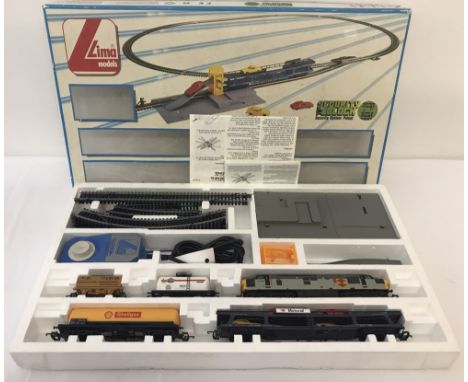 A boxed 1980's Lima models, security block train layout #106307, in as new condition. Box contains layout for Lima models set