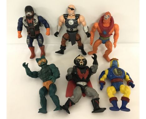 A group of 6 early 1980's mattel, Masters of the Universe 5" action figures. Comprising: Hordak (with body armour &amp; cape)