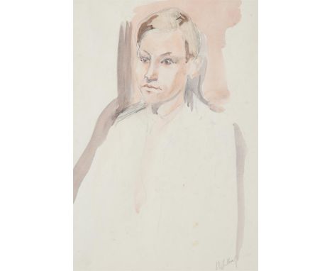 λ PHYLLIS BRAY (BRITISH 1911-1991)PORTRAIT OF A YOUNG BOY Watercolour and pencil Signed (lower right)23 x 17cm (9 x 6½ in.)Ex