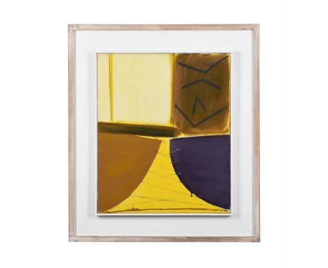 λ SIR TERRY FROST (BRITISH 1915-2003)YELLOW AND PURPLE, NOVEMBER 62 Oil on canvas 61 x 50.8cm (24 x 20 in.)Painted in 1962. P