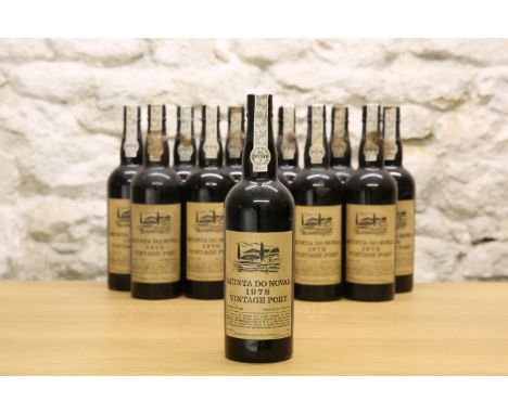 12 BOTTLES (in OWC) QUINTA DO NOVAL VINTAGE PORT 1978 (1 u/s, 1 b/n, 10 i/n)This lot is cellared offsite. Please contact us t