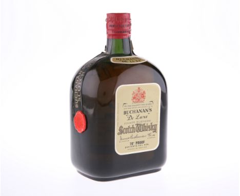1 BOTTLE BUCHANAN’S DELUXE FINEST BLENDED SCOTCH WHISKY – 1950’s "SPRING CAP" – perfect condition – full unblemished presenta