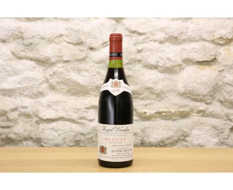 1 BOTTLE MUSIGNY GRAND CRU VINTAGE 1988 RECOLTE DU DOMAINE JOSEPH DROUHIN (2 cms.) – perfect condition and presentation – fro