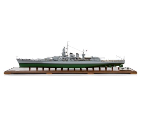 A 1:192 SCALE STATIC DISPLAY MODEL OF THE ITALIAN BATTLESHIP R.N. ROMA [1940] BY FINE ART MODELSfrom a limited edition of fiv