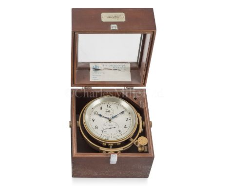 A TWO-DAY MARINE CHRONOMETER BY THOMAS MERCER, ST. ALBANS, 1973the 4in. silvered dial signed as per title and numbered 28226,