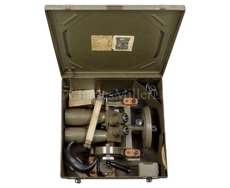 A PAIR OF CZECH MILITARY SURPLUS 10 X 80 ANTI-AIRCRAFT BINOCULARS BY TZK, CIRCA 1957apparently unissued and complete with acc