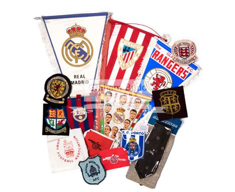 Eight cloth football blazer/shirt badges,i) Football League representative match v Eire 1950-51; ii) S.F.A. Referee; iii) The