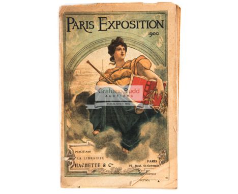 Paris Exposition 1900 Guide Book including coverage of the Olympic Games,published by Hachette & Co., Paris, seven pages cove