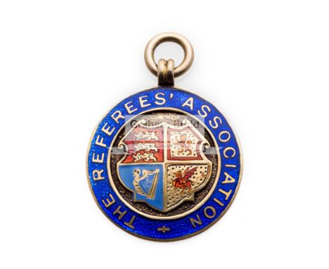 Referees' Association medal awarded to Bill Downey a linesman at the Tottenham Hotspur v Leicester City 1961 F.A. Cup Final,s