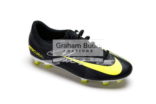 signed football boots