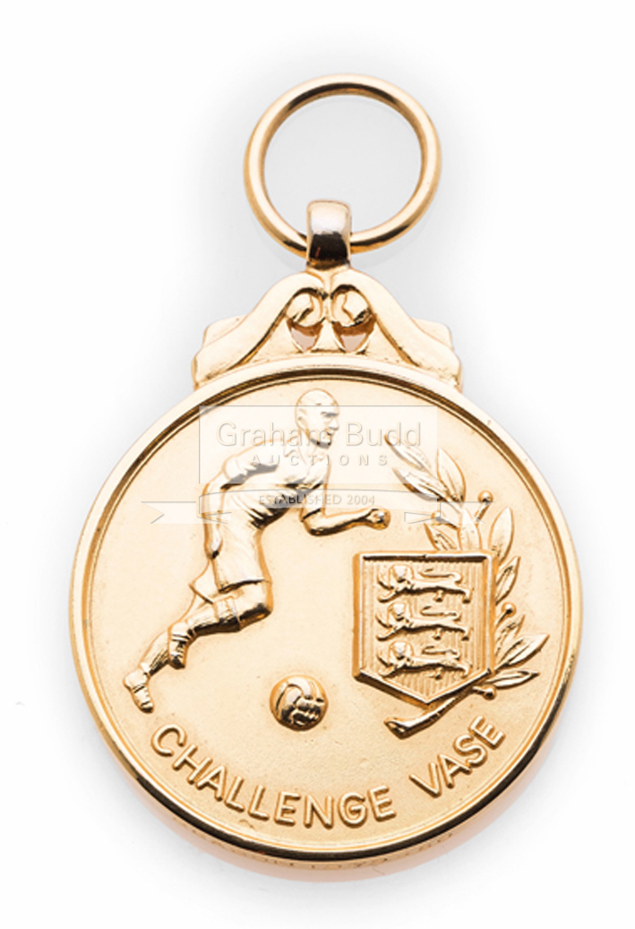 Football Association Challenge Vase winner's medal,9ct. gold, inscribed
