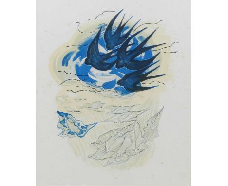 Ceri Richards (1903-1971) - Elegiac Sonnet I, lithograph in colours, printer's proof, visible sheet 41.5 x 34.5cm