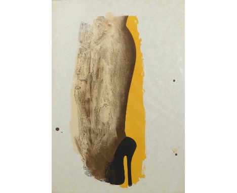 Allen Jones RA (b.1937) - Leg Splash, offset lithograph in colours, 1970, printer's proof, visible sheet 74 x 51.5cm