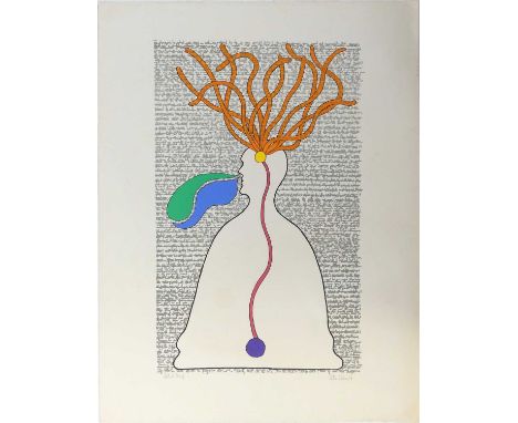 Peter Schmidt (1931-1980) - Flowing in the Right Direction (1971), lithograph in colours on wove paper, artist's proof, signe