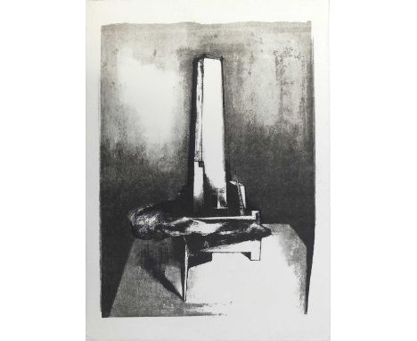 Reg Butler (1913-1981) - Tower (1968), lithograph, printer's proof, unframed, sheet 75 x 53.5cm, together with another (2)