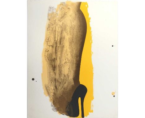 Allen Jones RA (b.1937) - Leg Splash, offset lithograph in colours, printer's proof, 1970, unframed, sheet 65.5 x 50cm