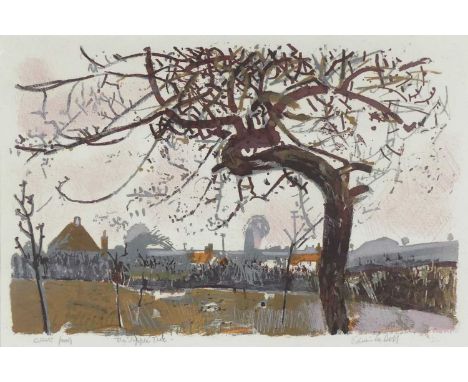 Edwin La Dell (1914-1970) - The Apple Tree, lithograph in colours, signed, titled and inscribed 'artist proof' in pencil to t