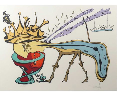 Salvador Dalí (Spanish 1904-1989) - Royal Insect, lithograph in colours on Arches paper, 1974, signed and numbered 21/250 in 