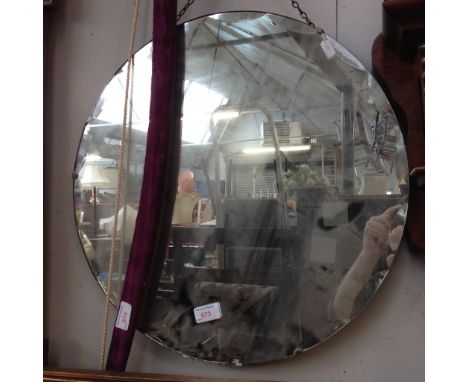 CIRCULAR BEVELLED MIRROR, D50CM    R