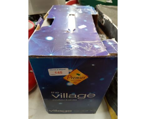 BOXED MODEL VILLAGE ORNAMENTS
