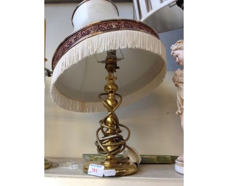 BRASS TABLE LAMP 52CM      J5