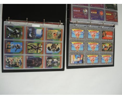 Four albums containing Collect A trading cards including Coca Cola, Harley Davidson, Snargate, Power Rangers etc. 