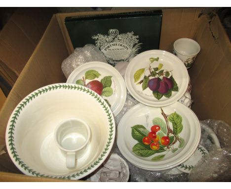 Quantity of Portmeirion Botanic Garden pattern ceramics 