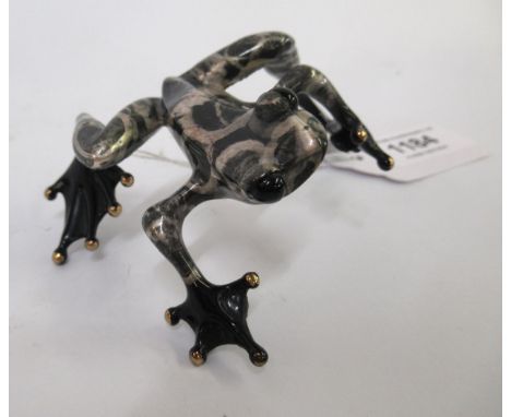 Tim Cotterill (The Frogman), patinated bronze figure of a frog, ' Shadow ' Limited Edition No. 192 of 250, with original cert
