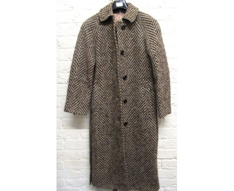 Aquascutum of London at Harrods, ladies wool coat with matching scarf (no size label), together with an Aquascutum child's ja