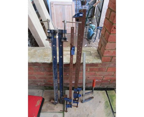 Collection of sash clamps