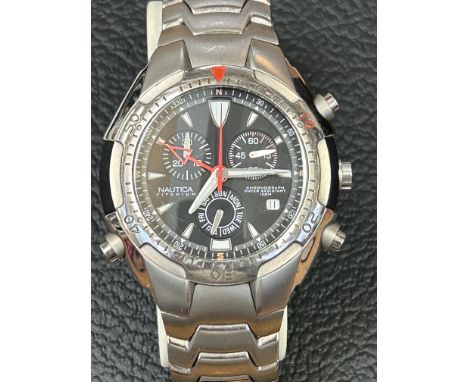 Gents Nautica Titanium Quartz Chronograph