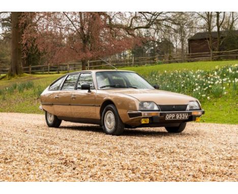 1979 Citroën CX 2400 GTi Transmission: manualMileage:58000Delivered new in December 1979 to Monsieur Andre Gilbert of Mirande