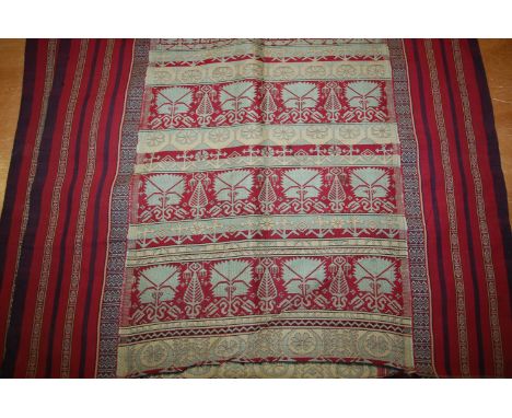 A collection of Victorian and later silk shawls, to include; vertical patterned example within tramline borders, finely woven