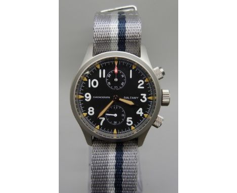 A military style Baltany Chronograph wristwatch 