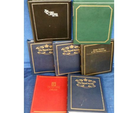 Stamps and Coins, 15 Westminster albums containing stamps, first day covers and coins mostly relating to the British Royal fa