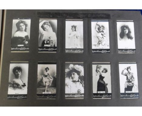 Cigarette Cards, Ogden's Guinea Gold, vintage London Cigarette Card album containing Base I Actresses (350+ cards, continuati
