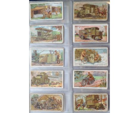 Cigarette &amp; Trade Cards, album containing a mixed collection of naval and military cards, various series inc. Wills Nelso