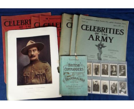 Military ephemera, selection, 12 issues of Celebrities of the British Army published by George Newnes, each with superb colou